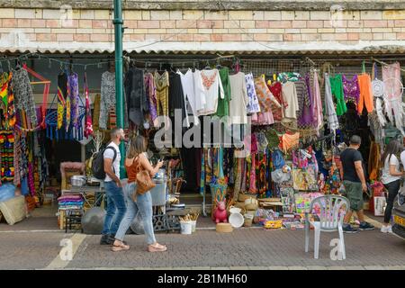 Ramschladen, Wochenmarkt, Drusendorf Daliyat al-Karmel, Karmelgebierge, Israel Stockfoto