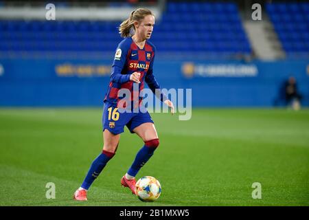 Barcelona, Spanien. Februar 2020. Barcelona, SPANIEN - 26. FEBRUAR: Graham vom FC Barcelona während des spanischen Viertelfinalspiels um die Copa de la Reina zwischen den Damen des FC Barcelona und den Damen von Deportivo im Johan Cruyff Stadium am 26. Februar 2020 in Barcelona, Spanien. Kredit: Dax Images / Alamy Live News Stockfoto