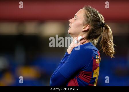 Barcelona, Spanien. Februar 2020. Barcelona, SPANIEN - 26. FEBRUAR: Graham vom FC Barcelona während des spanischen Viertelfinalspiels um die Copa de la Reina zwischen den Damen des FC Barcelona und den Damen von Deportivo im Johan Cruyff Stadium am 26. Februar 2020 in Barcelona, Spanien. Kredit: Dax Images / Alamy Live News Stockfoto