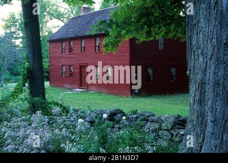 Strong-Porter House (1730), Coventry, Connecticut Stockfoto