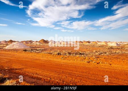 Cooper Pedy Bergbaugebiet, Australien, Coober Pedy Stockfoto