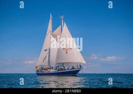 Segelschiff Johann Smidt an der Ostsee, Dänemark, Ostsee Stockfoto