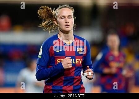 Barcelona, Spanien. Februar 2020. Graham vom FC Barcelona während des Viertelfinalspiels der spanischen Copa de la Reina zwischen den Damen des FC Barcelona und den Damen von Deportivo im Johan Cruyff Stadium am 26. Februar 2020 in Barcelona, Spanien. (Foto von DAX/ESPA-Images) Credit: European Sports Photographic Agency/Alamy Live News Stockfoto