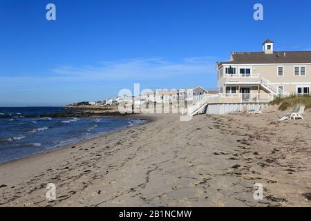 Time Shares, Beach, Dennisport, Dennis Port, Nantucket Sound, Dennis, Cape Cod, Massachusetts, New England, USA Stockfoto