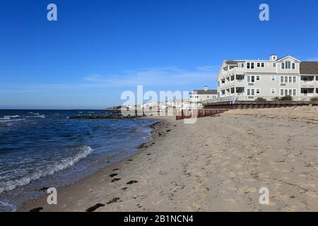 Time Shares, Beach, Dennisport, Dennis Port, Nantucket Sound, Dennis, Cape Cod, Massachusetts, New England, USA Stockfoto