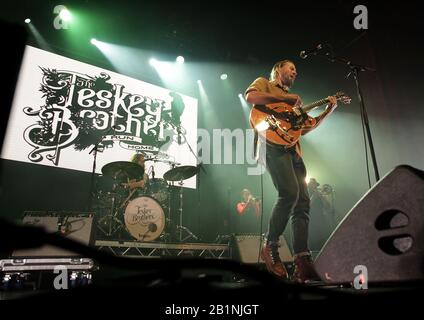 Teskey Brothers Trat bei Manchester O2 Ritz Auf Mit: Teskey Brothers, Josh Teskey Where: Manchester, Großbritannien When: 26 Jan 2020 Credit: Sakura/WENN.com Stockfoto