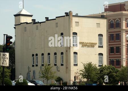 Wells Fargo Bank Filiale in Virginia, USA Stockfoto