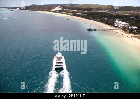 Moreton Bay Island vor Brisbane Queensland Stockfoto