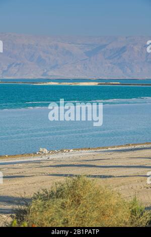 Südliches Totes Meer nahe En Bokek, Israel Stockfoto