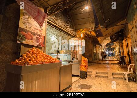 Christlichen Viertel der Altstadt von Jerusalem Stockfoto