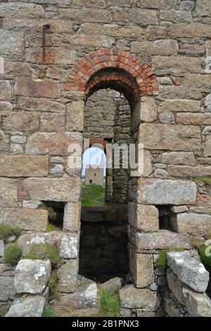 Bögen in Botallock Zinn Mine Cornwall Stockfoto