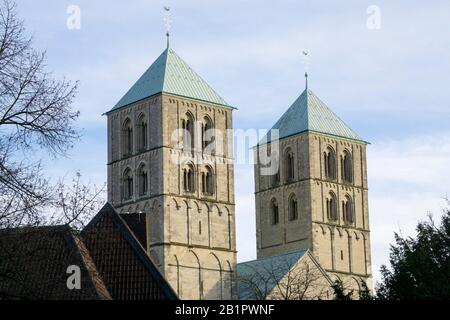 St.-Paulus-Dom, Münster, Münsterland, Nordrhein-Westfalen, Deutschland, Europa Stockfoto