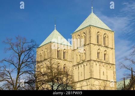 St.-Paulus-Dom, Münster, Münsterland, Nordrhein-Westfalen, Deutschland, Europa Stockfoto