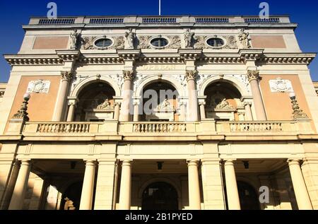 Royal Swedish Opera House in Stockholm. Gefilterte Style-Farben. Stockfoto