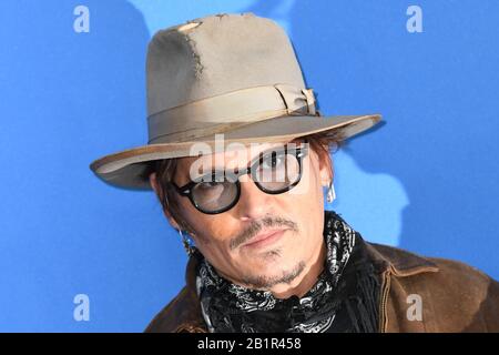 Schauspieler Johnny Depp besucht den Fotoruf für Minamata während der 70. Internationalen Berliner Filmfestspiele in Berlin. 21.02.20 © Paul Treadway Stockfoto