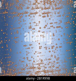 Abstrakt Blau Hintergrund mit Blasen Stockfoto