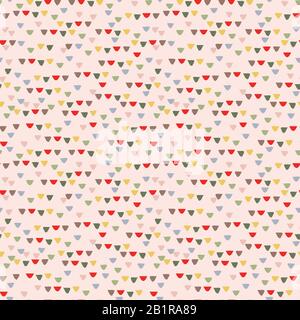 Bunte Dreiecksformen nahtloses Vektormuster Stock Vektor