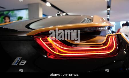 BMW i8 Schlussleuchte Stockfoto