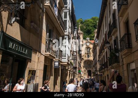 Basílica de Santa María del Coro, San Sebastián, País Vasco Stockfoto