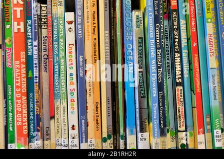 Kinderbibliothek, Saltcoats, North Ayrshire, Schottland. Stockfoto