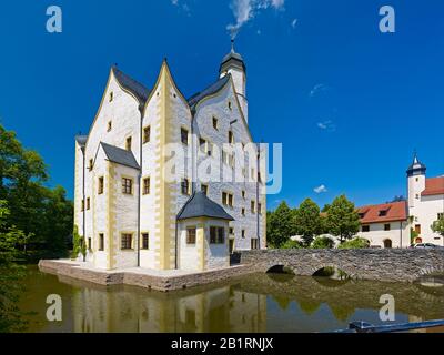 Schloss Klaffenbach bei Chemnitzer, Sachsen, Deutschland, Stockfoto