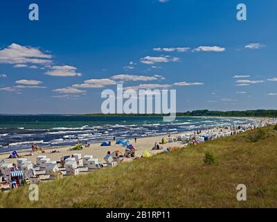 Strand in Boltenhagen, Mecklenburg-Vorpommern, Deutschland, Stockfoto