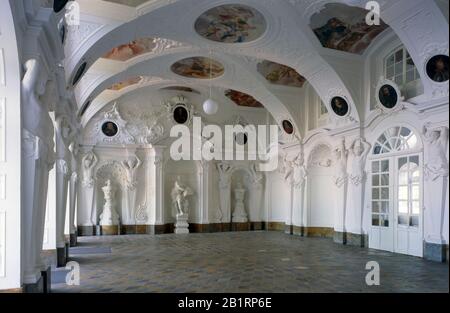 Kaisersaal im hessischen Rathaus der Stadt Fulda, Stockfoto