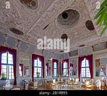 Baroque Hessensaal des Schlosses Elisabethenburg in Meiningen, Thüringen, Deutschland, Stockfoto