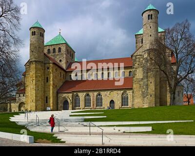 St.-Michael-Kirche in Hildesheim, Niedersachsen, Deutschland, Stockfoto