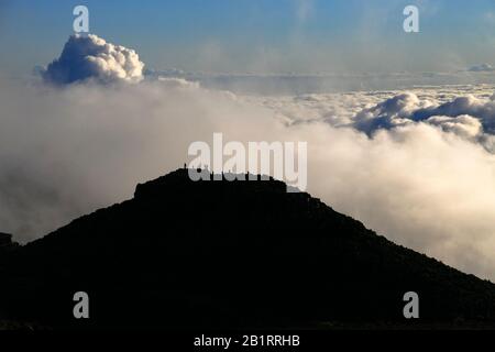 Blick vom Vulkan Haleakala, Maui Island, Hawaii, USA Stockfoto