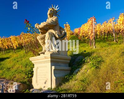 Bild der Schmerzen Marias in der Kirche Maria im Weingarten bei Volkach, Unterfranken, Bayern, Deutschland Stockfoto
