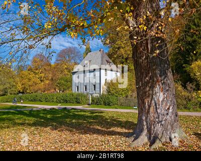 Goethe-Gartenhaus im Park an der Ilm, Weimar, Thüringen, Deutschland Stockfoto