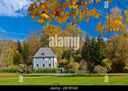 Goethe-Gartenhaus im Park an der Ilm, Weimar, Thüringen, Deutschland Stockfoto