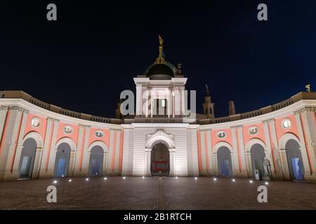 Innenhof, Landtag, Fortunaportal, Am Alten Markt, Potsdam, Brandenburg, Deutschland Stockfoto