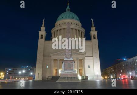 Nikolaikirche, Alter Markt, Potsdam, Brandenburg, Deutschland Stockfoto