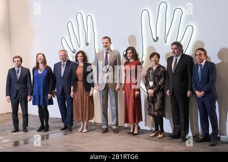 Die spanischen Könige besuchen die Arco-Messe Los Reyes de España visitan la feria de Arco Antonio Navia / Cordon Press Cordon Press Stockfoto