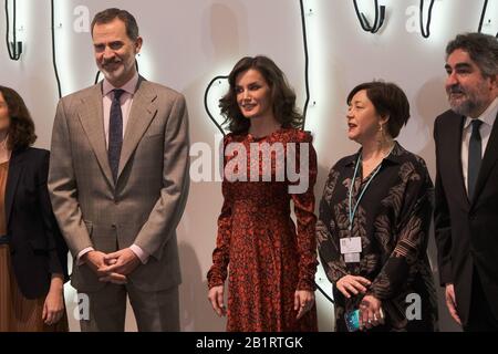 Die spanischen Könige besuchen die Arco-Messe Los Reyes de España visitan la feria de Arco Antonio Navia / Cordon Press Cordon Press Stockfoto