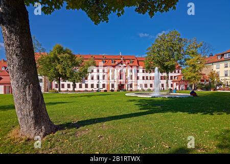 Kurmainzische Statthalterei, heute Thüringer Staatskanzlei in Erfurt, Thüringen, Deutschland Stockfoto