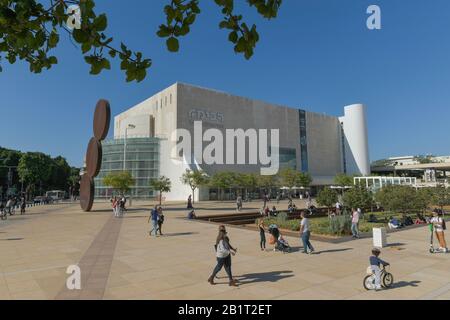 Habimah Nationaltheater, Tel Aviv, Israel Stockfoto