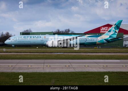 A6-BMH Etihad Airways Boeing 787-10 Dreamliner Stockfoto