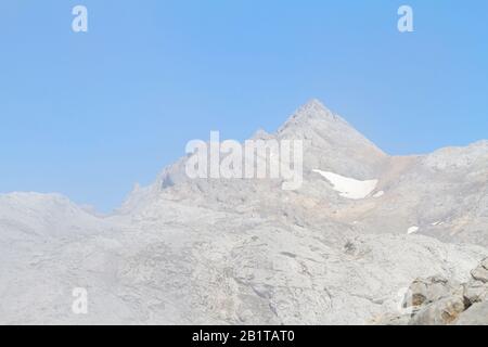Picos de Europa, Spanien; 04. August 2015. Der Nationalpark Picos de Europa liegt im Kantabrischen Gebirge zwischen den Provinzen Asturien, Le Stockfoto