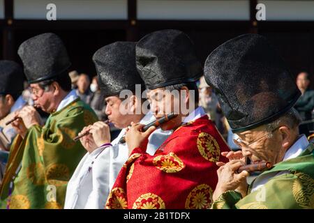 Jidai Matsuri (Festival des Alters) ist ein traditionelles japanisches Festival (auch Matsuri genannt), das jährlich am 22. Oktober in Kyoto, Japan, stattfindet. Es ist ein Hi Stockfoto