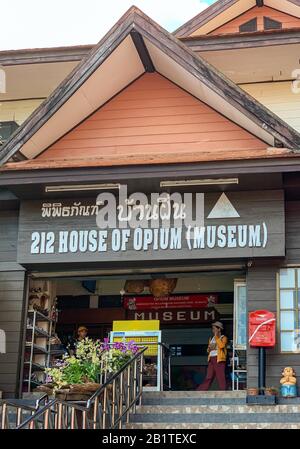 Opium Museum, Golden Triangle, Ban Sop Ruak, Thailand Stockfoto