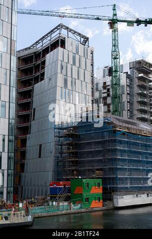 Bolands Mill Development, Grand Canal Dock, Dublin City, Irland. Stockfoto