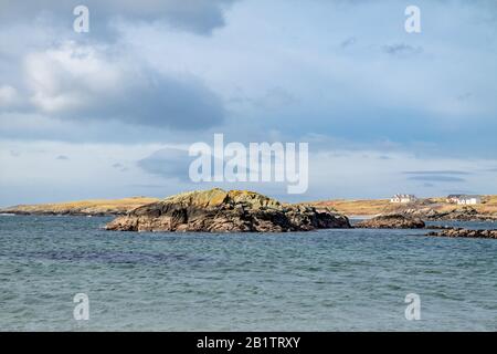 Die Küste am Strand Rossbeg im County Donegal - Irland. Stockfoto