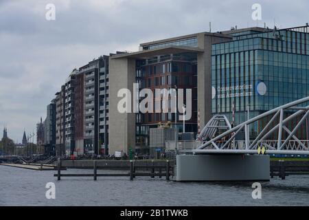 Openbare Bibliotheek Amsterdam, Konservatorium, Oosterdokskade, Amsterdam, Niederlande Stockfoto