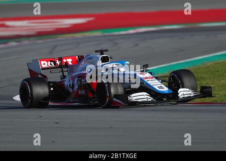 Barcelona, Spanien. , . Formel-1-Test vor der Saison. Nicholas Latifi von Rokit Williams Racing an Tag fünf des F1 Winter Testing Credit: Marco Canoniero/Alamy Live News Stockfoto