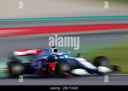 Barcelona, Spanien. , . Formel-1-Test vor der Saison. Nicholas Latifi von Rokit Williams Racing an Tag fünf des F1 Winter Testing Credit: Marco Canoniero/Alamy Live News Stockfoto