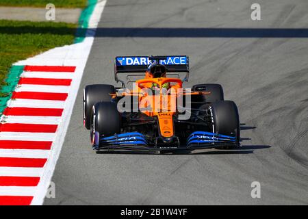 Februar 2020, Barcellona (Spanien, Italien: Barcellona (spanien), Italien, 27. Februar 2020, NORRIS während - Credit: LM/Alessio De Marco (Credit Image: © Alessio De Marco/LPS via ZUMA Wire) Stockfoto