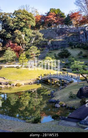 Gyokusen Inmaru Garden, Kaanazawa Castle Park, Kanazawa, Japan Stockfoto